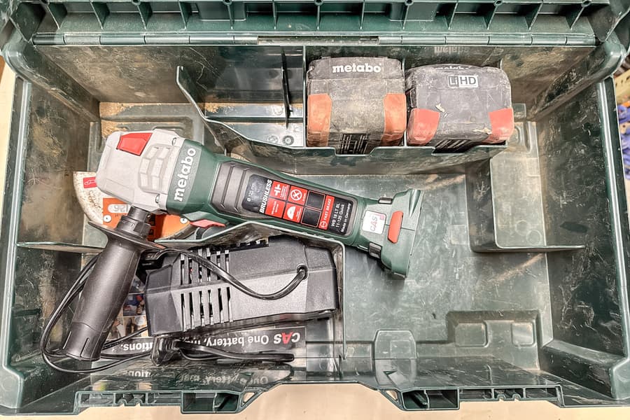 Akku Einhandwinkelschleifer Metabo WB 18 LT BL 11-125 QUICK